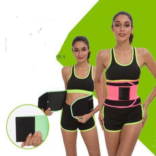 Curved-Edge SBR Embossing Waist Trainer with Elastic Band (Neoprene)