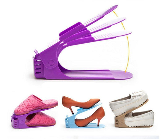Adjustable Shoe Rack Organiser | Shoe Storage Space Saver - Ginax Store