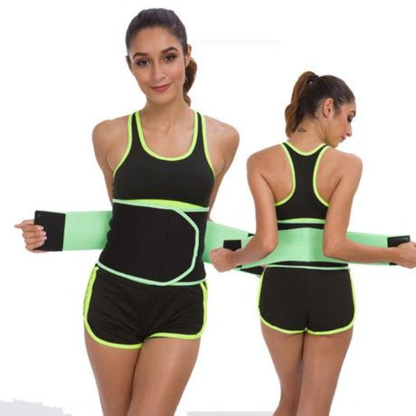 Curved-Edge SBR Embossing Waist Trainer with Elastic Band (Neoprene)