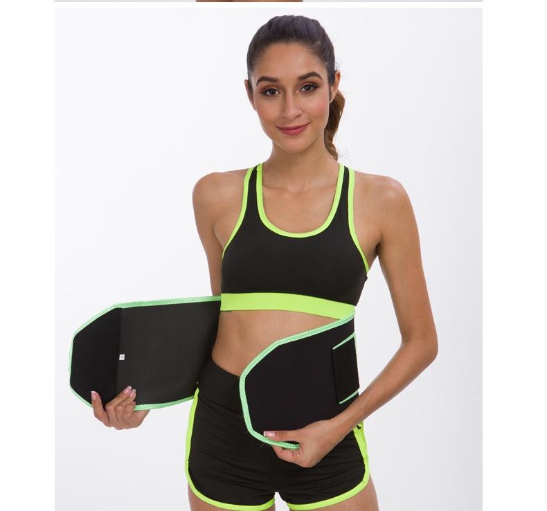 Curved-Edge SBR Embossing Waist Trainer with Elastic Band (Neoprene)