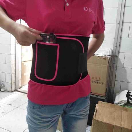 NEOPRENE Waist Trainer Belt with Pouch | Yoga Belt with Pouch