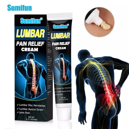 Lumbar Pain Relief Cream | For Lumbar Disc Herniation, Muscle Strain and Joint Pain