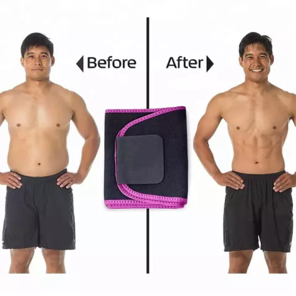 NEOPRENE Waist Trainer Belt with Pouch | Yoga Belt with Pouch