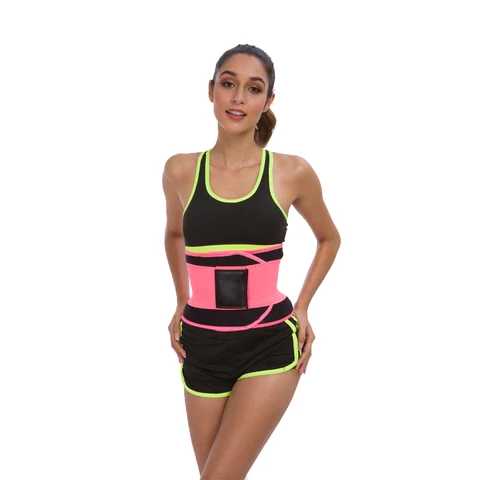 Curved-Edge SBR Embossing Waist Trainer with Elastic Band (Neoprene)