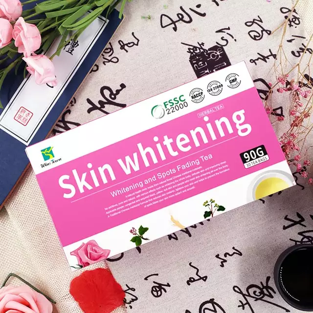 Skin Whitening and Spots Fading Tea (30 Teabags) | Herbal Tea for Skin Brightening, Anti-Aging and Clearing Dark Spots