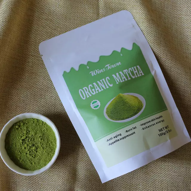 Organic Matcha Green Tea Powder | Herbal Tea for Anti-aging, Appetite Suppressant, Energy, and Skin Health