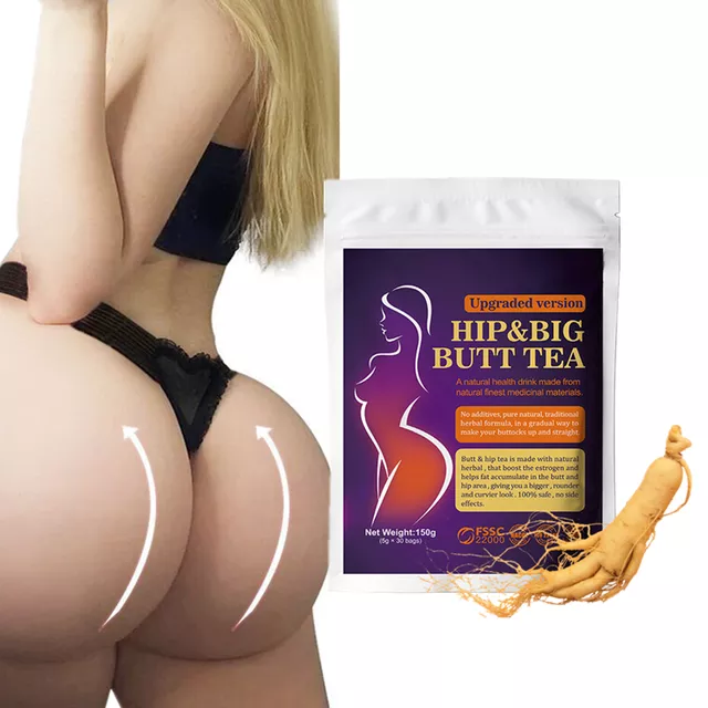 Hip and Butt Enlargement Tea | Herbal Tea for Wider Hips, Bigger Buttocks, and Stretch Marks