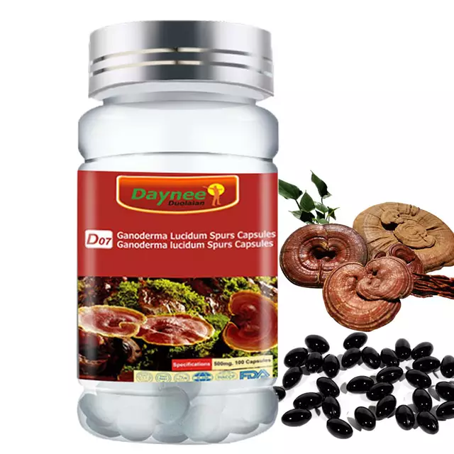 Ganoderma Lucidum Capsule | Dietary Supplement for Immunity, Anti-Aging, Cancer, Blood Sugar, and Depression