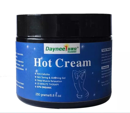 Hot Cream | Topical Cream for Burning Fats, Sweating, Anti-Cellulite and Skin Toning