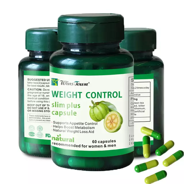 Weight Control Slim Plus Capsules | Dietary Supplement for Weight Loss, Appetite Control, and Body Metabolism