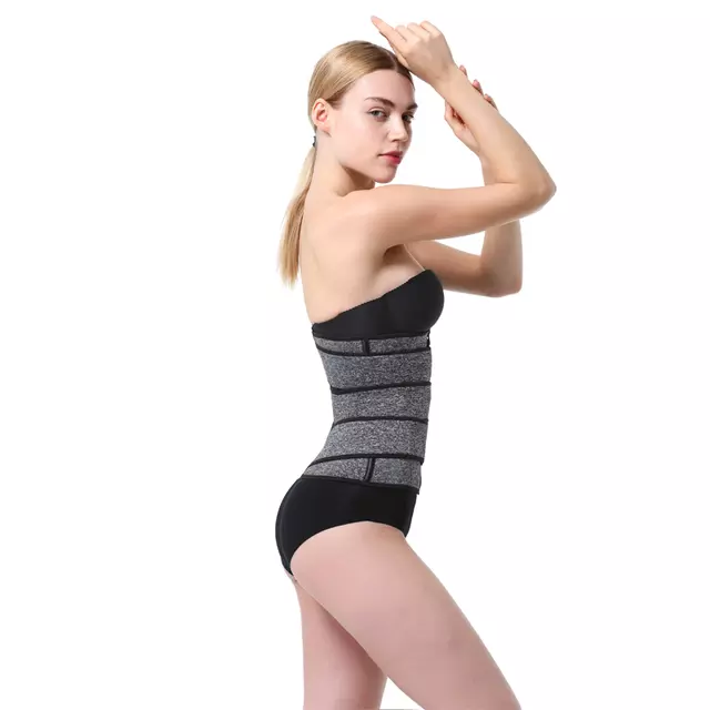 Three Straps Neoprene Belt with Zip | 3 Straps Neoprene Waist Trainer