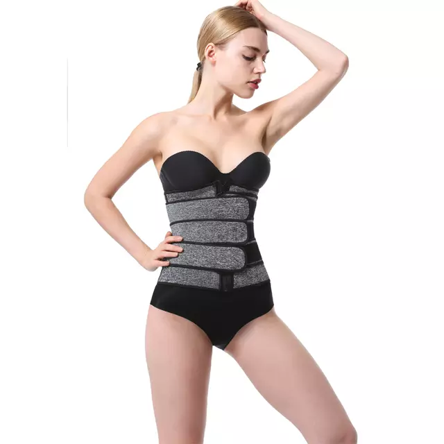 Three Straps Neoprene Belt with Zip | 3 Straps Neoprene Waist Trainer