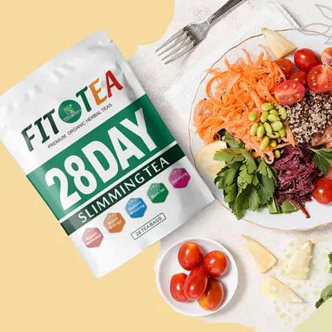 28 Day Fit and Slimming Tea | Herbal Tea for Weight Loss, Metabolism, and Bloating