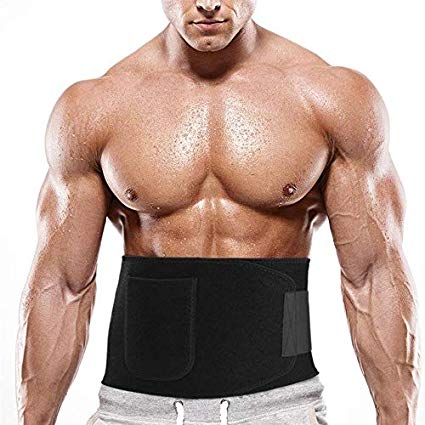 NEOPRENE Waist Trainer Belt with Pouch | Yoga Belt with Pouch