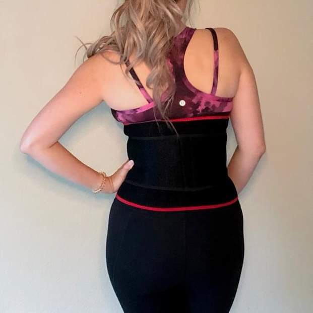 NEOPRENE Waist Trainer Belt with Elastic Strap