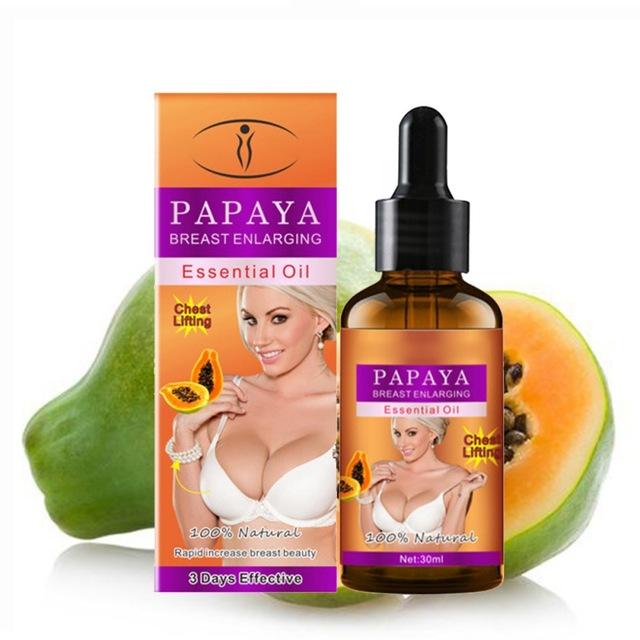 Papaya Breast Enlarging Oil | Essential Oil for Bust Lifting, Enhancing, and Sagging Breasts
