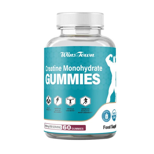 Creatine Monohydrate Gummies (5000mg) | Dietary Supplement for Pre-Workout, Strength, Muscle Recovery, and Athletic Performance