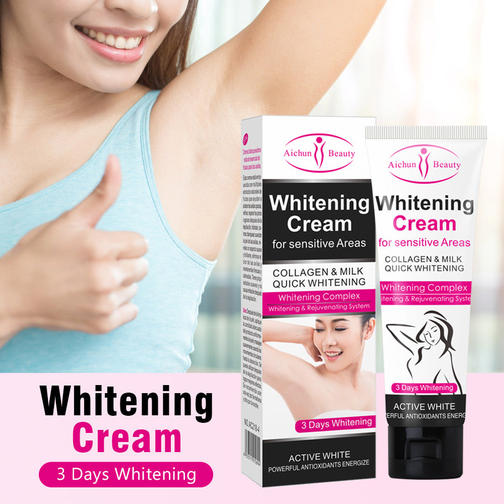Underarm and Private Part Whitening Cream | For Sensitive Areas, Armpit, Knee, and Elbow
