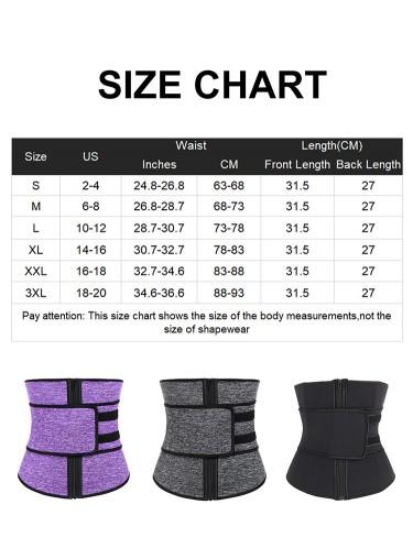 One Strap Neoprene Belt with Zip | Single Strap Neoprene Waist Trainer