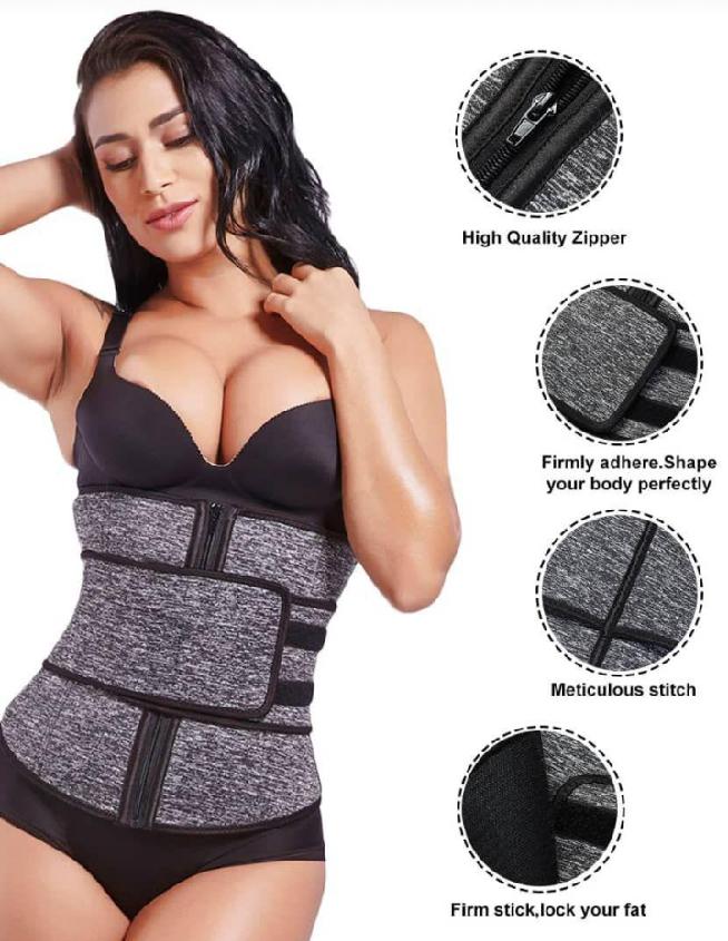 One Strap Neoprene Belt with Zip | Single Strap Neoprene Waist Trainer