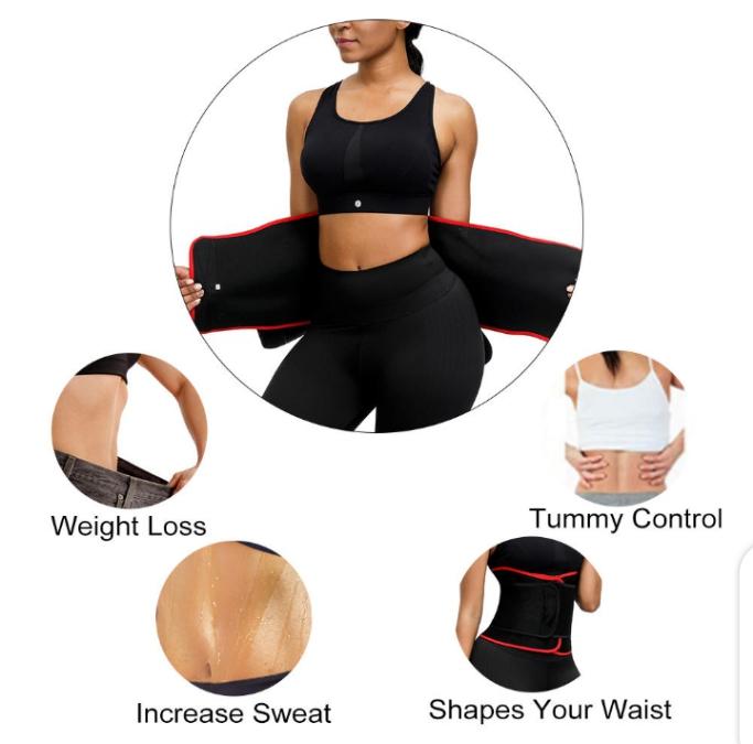 NEOPRENE Waist Trainer Belt with Elastic Strap