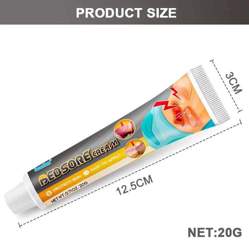 Bed Sores Cream | Herbal Ointment for Decubitus Ulcers, Wound Healing, and Pressure Ulcers