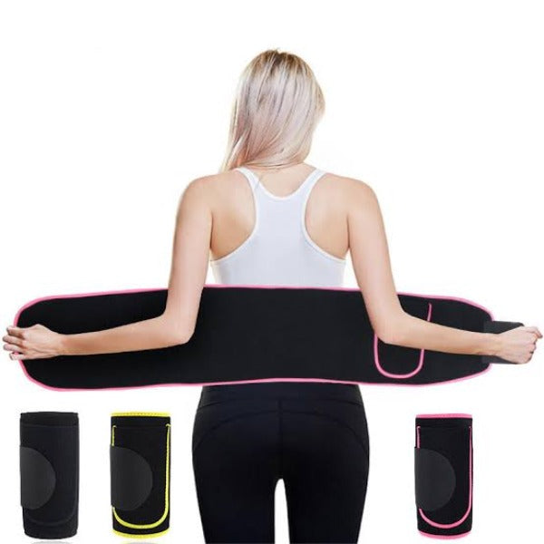 NEOPRENE Waist Trainer Belt with Pouch | Yoga Belt with Pouch