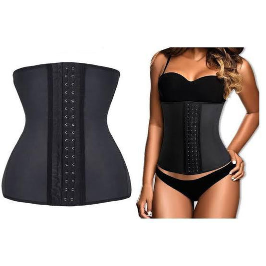 9 Steel Bone Waist Trainer with Hook (Latex)