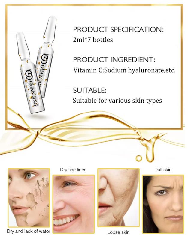 24K Gold Ampoule Face Serum (7 Bottles)