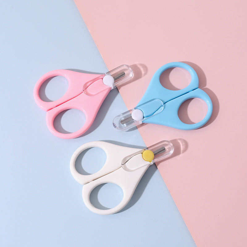 Rounded-Tip Baby Safety Scissors | Nail Trimming Scissors for Babies and Toddlers