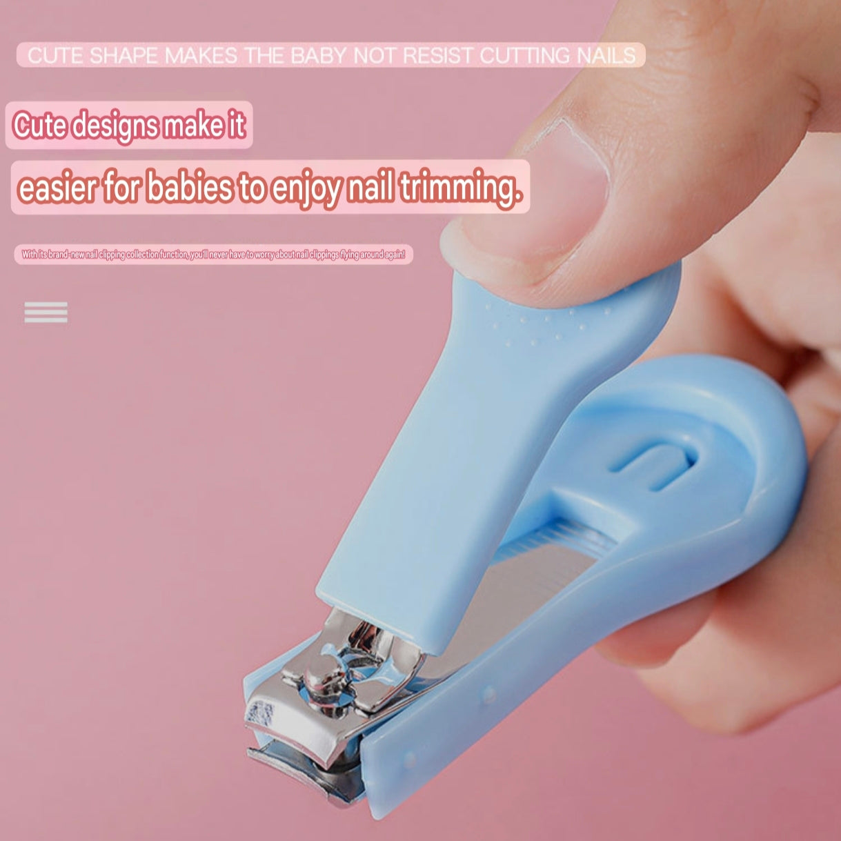 10-Piece Baby Care and Grooming Kit with Hair Brush, Comb, Nasal Aspirator, Digital Thermometer, Nail Scissors, Nail Clipper, Medicine Dropper, Nail File, Nose Tweezer, and Nail Clipper Cover