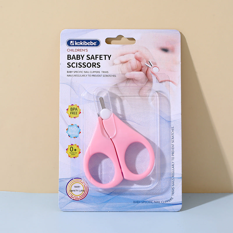 Rounded-Tip Baby Safety Scissors | Nail Trimming Scissors for Babies and Toddlers