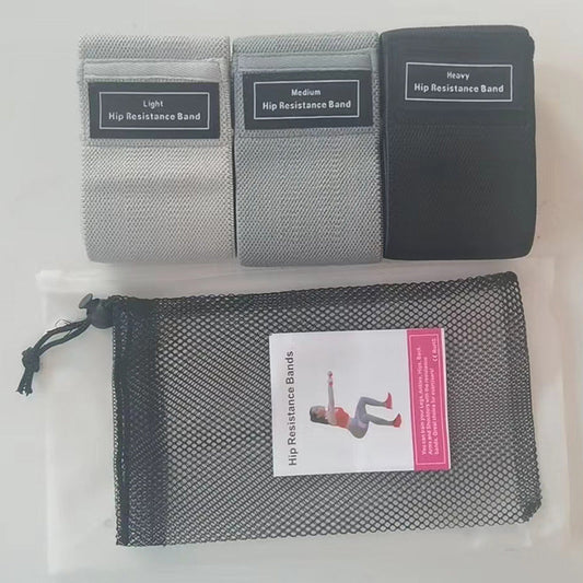 3-in-1 Hip Resistance Bands Set for Squat, Yoga, and Strength Training (3 pieces — Light, Medium and Heavy)