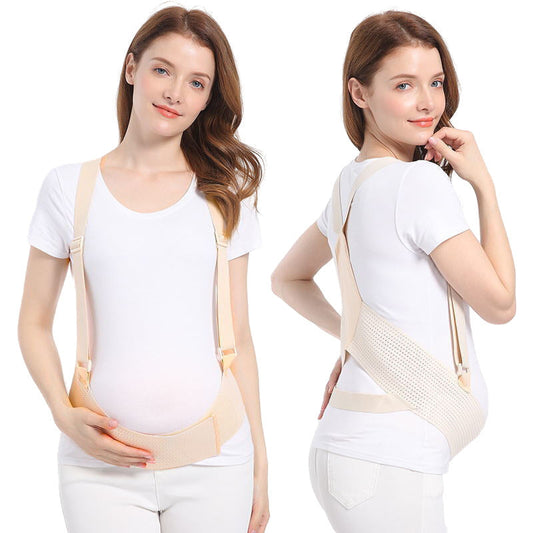 Maternity Support Belt for Pregnant Women in Mid-to-Late Pregnancy | Adjustable Back Pain Relief and Bump Lift Belt for 2nd and 3rd Trimester