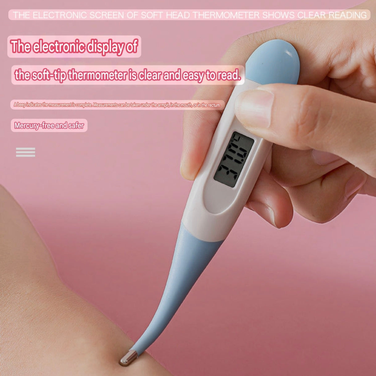 10-Piece Baby Care and Grooming Kit with Hair Brush, Comb, Nasal Aspirator, Digital Thermometer, Nail Scissors, Nail Clipper, Medicine Dropper, Nail File, Nose Tweezer, and Nail Clipper Cover