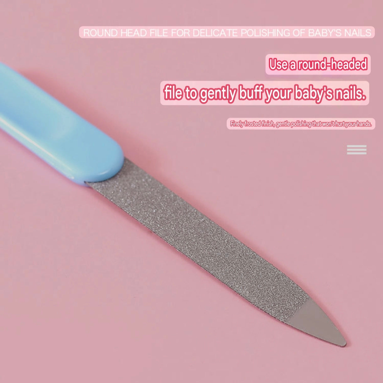 10-Piece Baby Care and Grooming Kit with Hair Brush, Comb, Nasal Aspirator, Digital Thermometer, Nail Scissors, Nail Clipper, Medicine Dropper, Nail File, Nose Tweezer, and Nail Clipper Cover