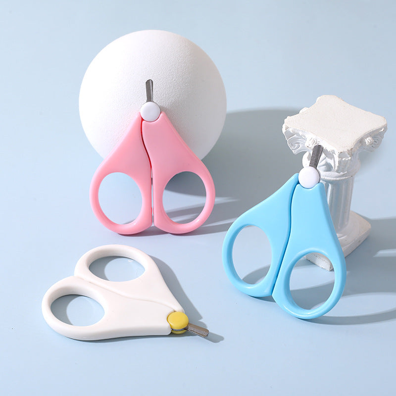 Rounded-Tip Baby Safety Scissors | Nail Trimming Scissors for Babies and Toddlers