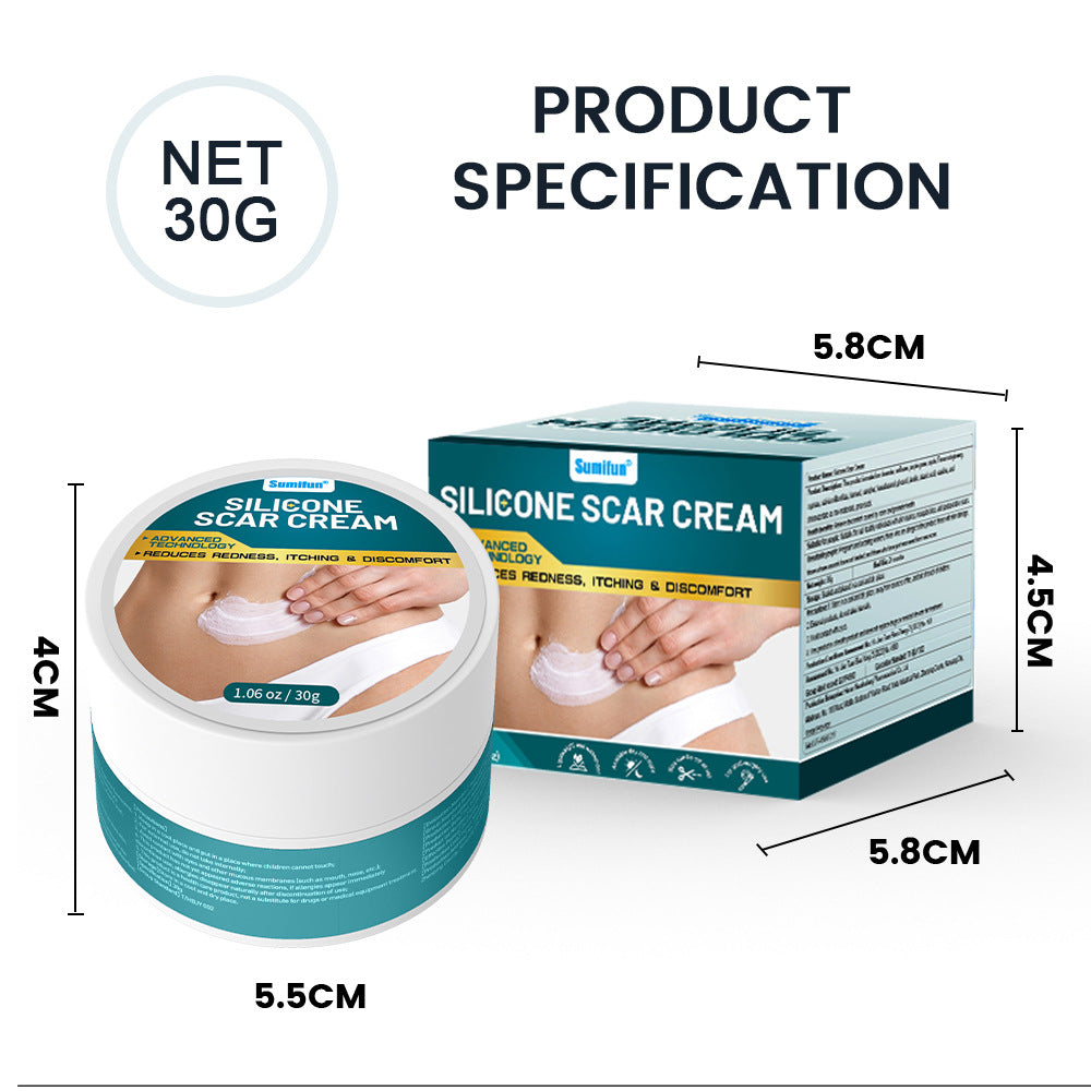 Silicone Scar Cream (30 grams) | Topical Cream for Old and New Scars