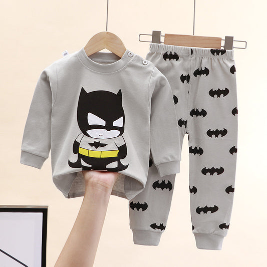 2-Piece Pajamas Set with Long-Sleeve Top and Pants for Boys and Girls | Adorable Soft Cotton Nightwear and Sleepwear Set