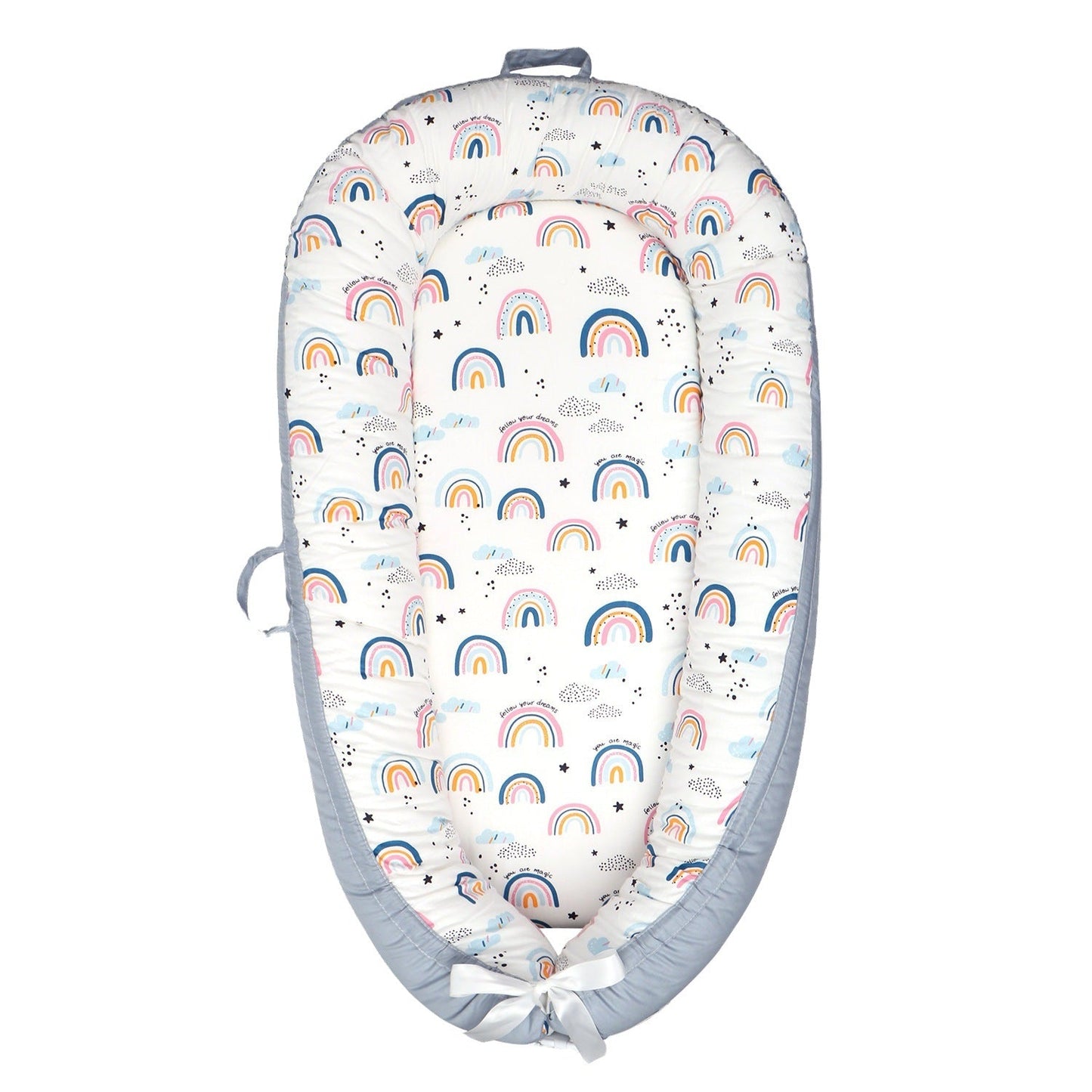 Portable Baby Nest Bed for Newborns (0-18 months old, 90*50cm size) | Travel-Friendly Baby Lounger and Co-Sleeper Bed