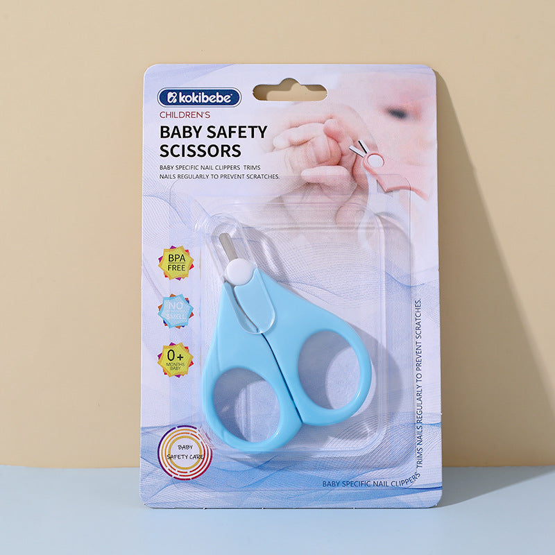 Rounded-Tip Baby Safety Scissors | Nail Trimming Scissors for Babies and Toddlers