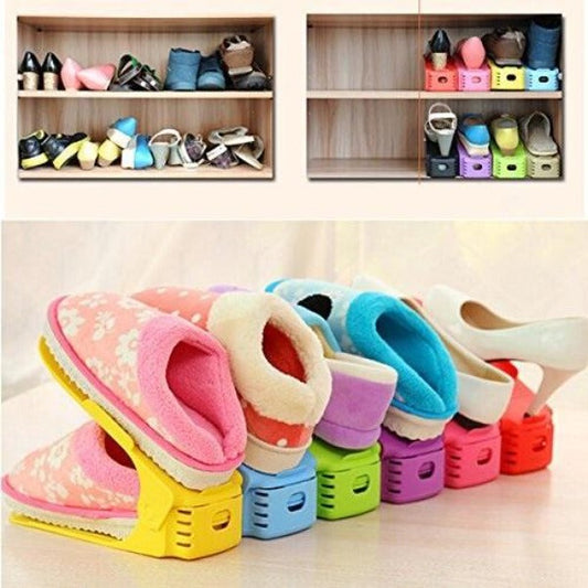 Adjustable Shoe Rack Organiser | Shoe Storage Space Saver - Ginax Store